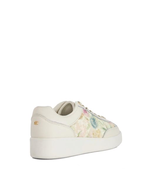 Dune Natural Enolas Low-Top Trainers