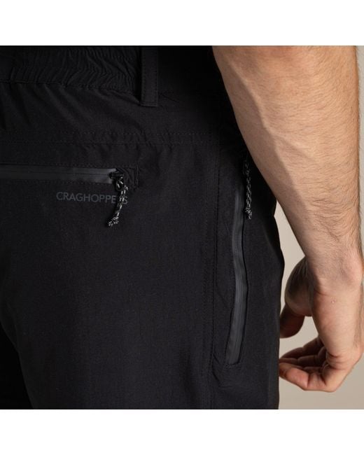 Craghoppers Black Kiwi Pro Waterproof Trousers for men