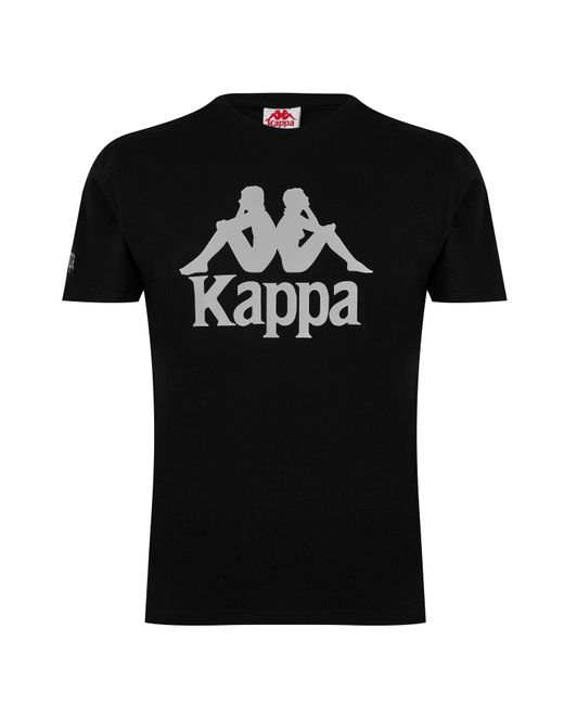Kappa Black Authentic Logo T Shirt for men