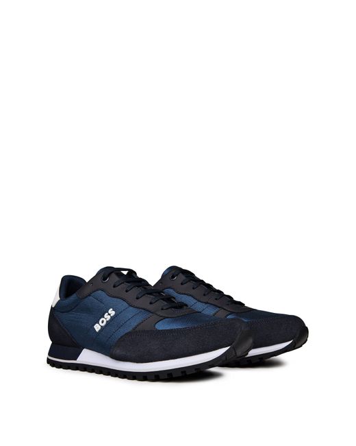 Boss Blue Parkour Runner Style Trainers for men