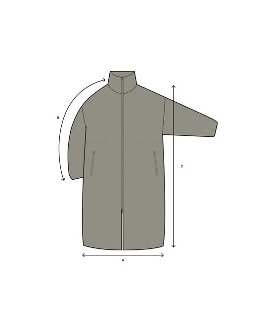 Adidas Gray Solid Patterned Zipped Pocket Woven Cuff Parka Coat for men