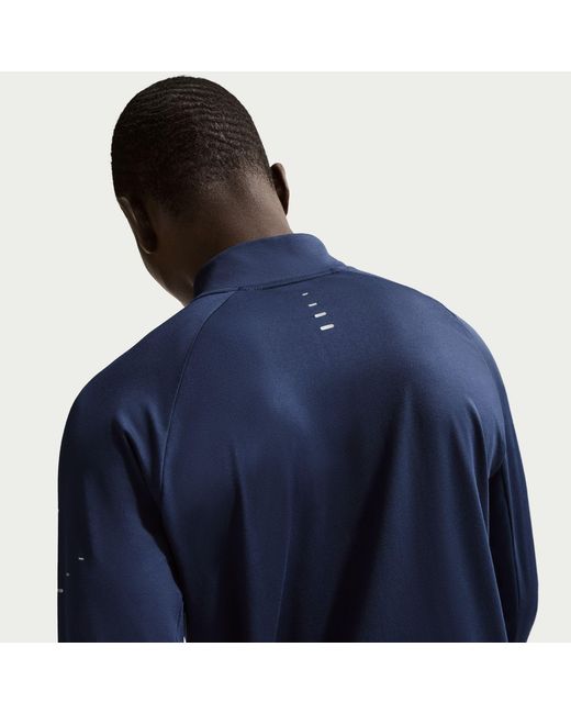 Nike Blue Stride Half Zip Top for men