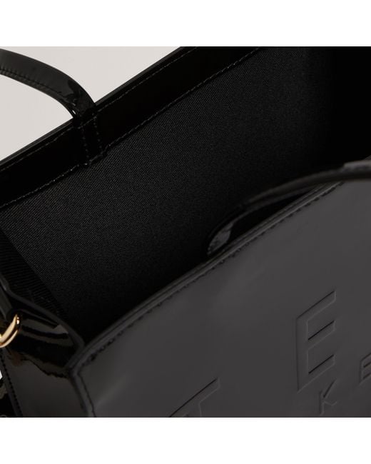 Ted Baker Black Webbing Small Icon Tote Bag
