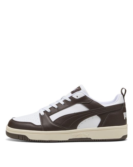 PUMA White Rebound Low-Top Trainers for men