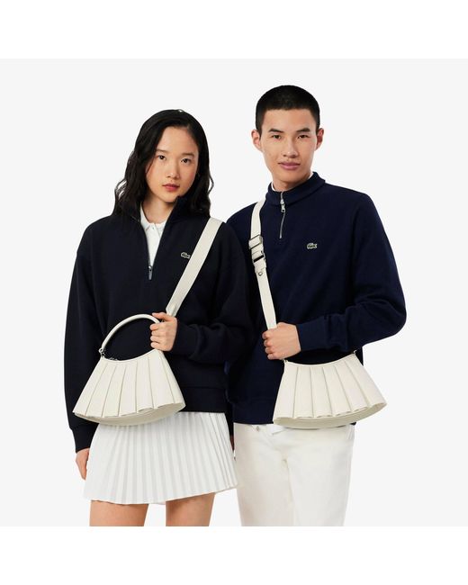 Lacoste White Lenglen Shoulder Bags