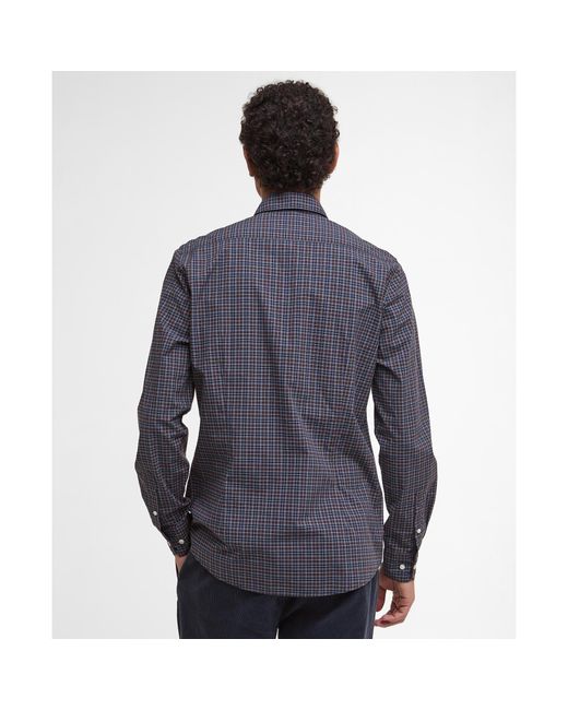 Barbour Blue Lomond Tailored Fit Shirt for men