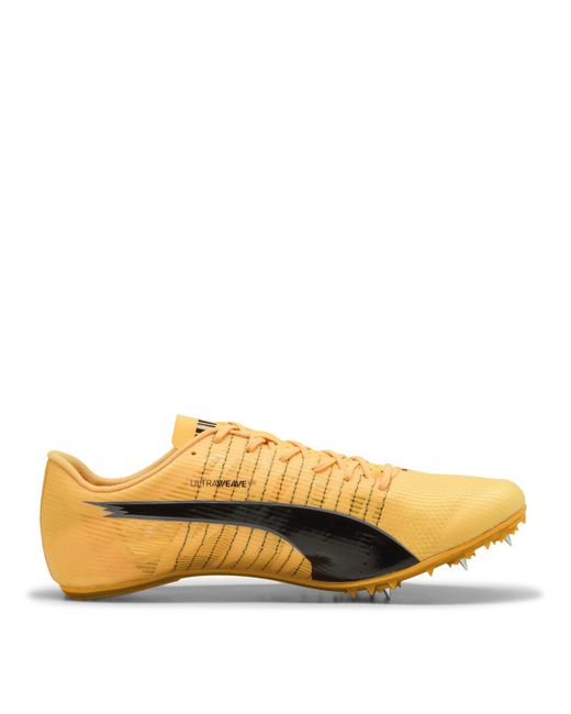 PUMA Yellow Evospeed Future 6 Track Running Spikes for men