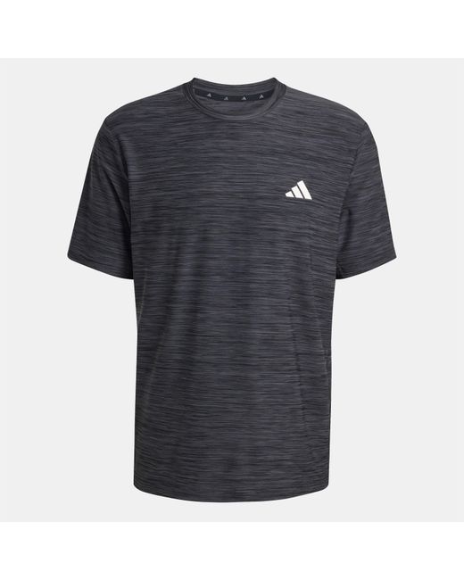 Adidas Black Train Essentials Stretch Training T-Shirt for men