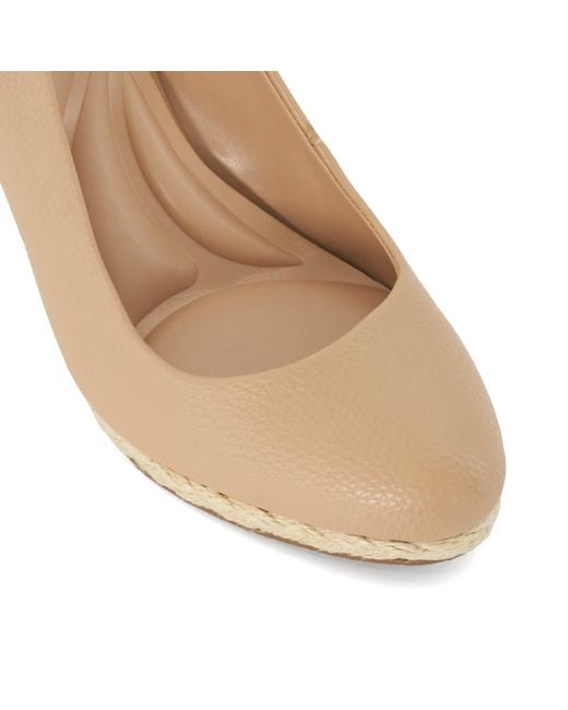 Dune Natural Cadies Wedge Sandal
