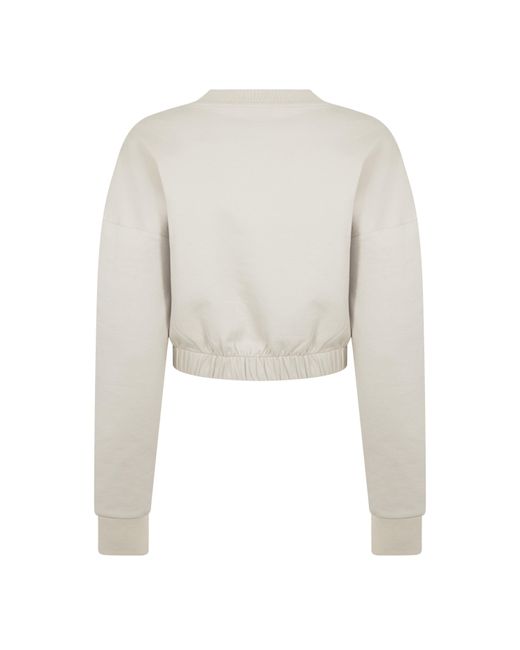 Reebok Gray Dreamblend Cotton Long-Sleeve Performance Gym Top