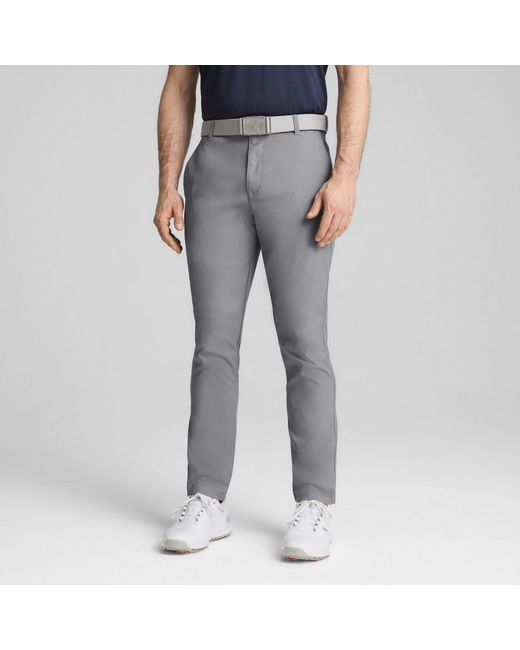 PUMA Gray Dealer Tailored Pant Golf Trouser for men