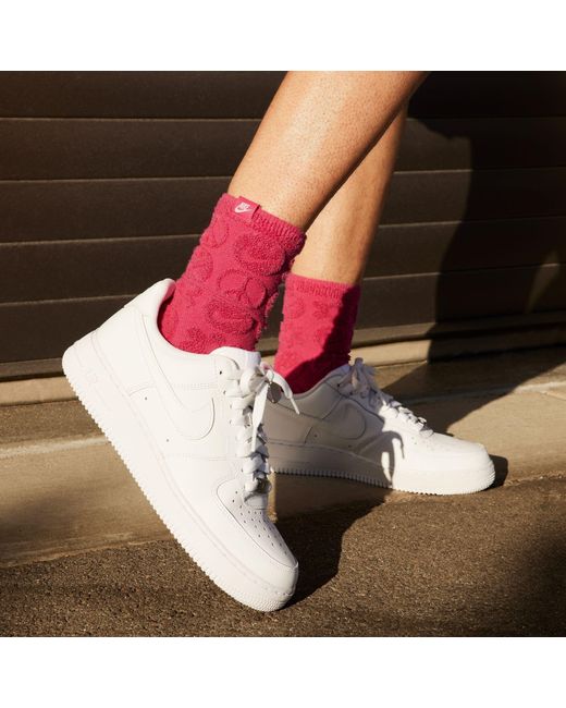 Nike White Air Force 1 07 Trainers