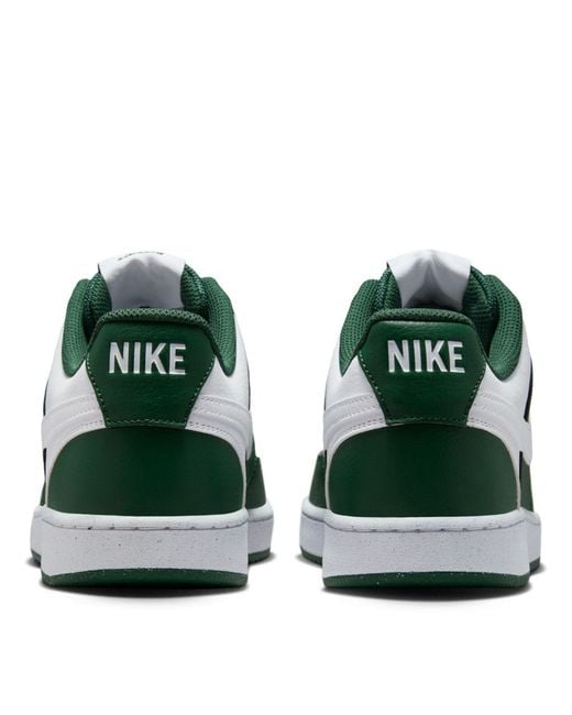Nike Green Court Vision Low Trainers for men