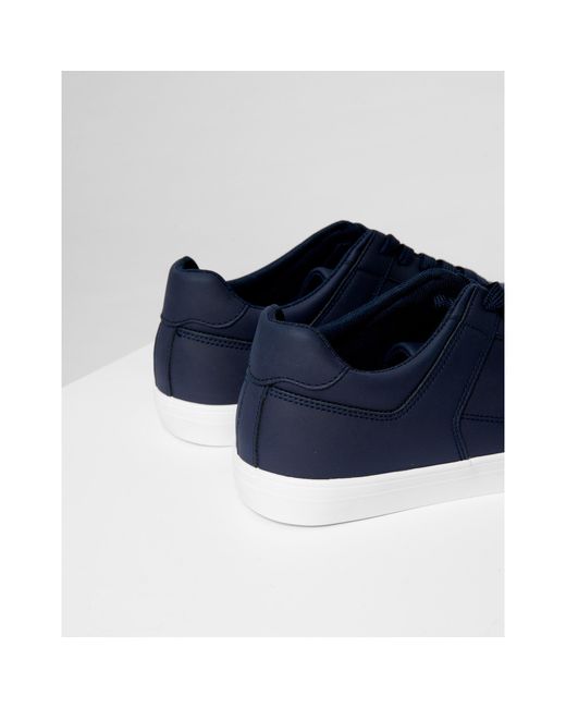 Threadbare Blue Austin Casual Low-Top Trainers for men