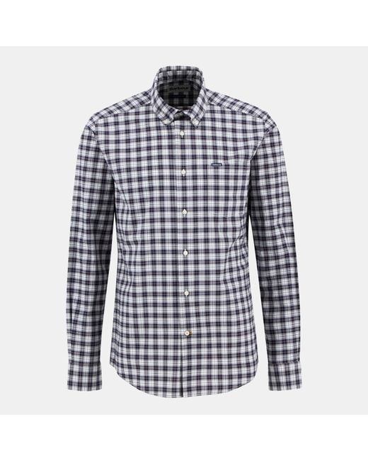 Barbour Blue Lomond Tailored Fit Shirt for men
