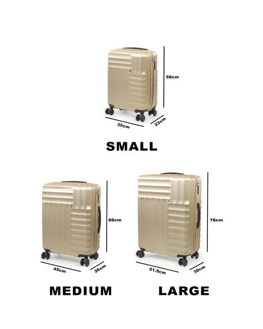 Pierre Cardin Natural Soleil 30-Inch Hard Shell Luggage Suitcase