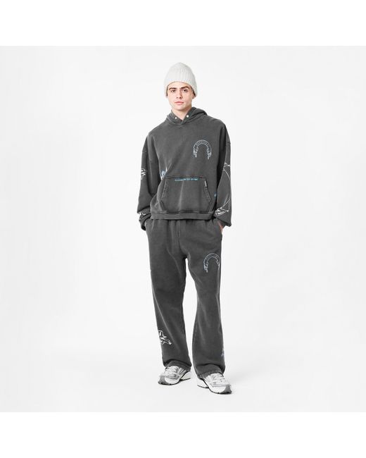Represent Gray Rep Legacy Closed Hem Fleece Joggers for men