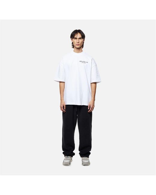 TELA CRUZ White Studio Tee for men