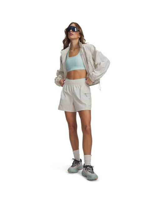 Under Armour White Explor Hike Tech Shorts