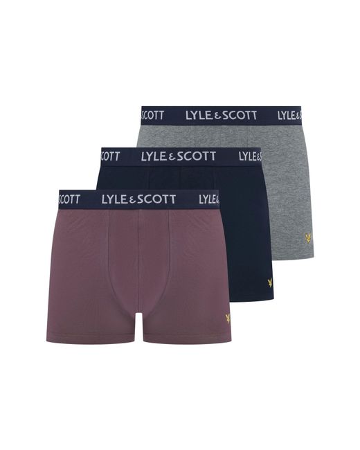 Lyle & Scott Blue Lyle Barclay 3Pk for men