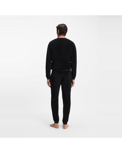 Boss Black Hugo Velour Pants 10275198 01 for men