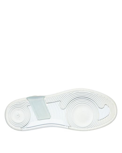 Skechers White Classic Low-Top Trainers