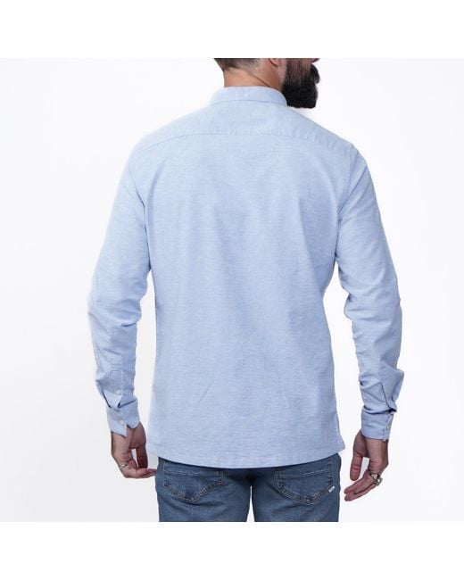 Firetrap Blue Basic Oxford Shirt for men