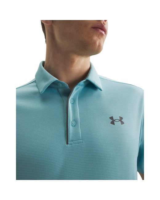 Under Armour Blue Tech Polo for men