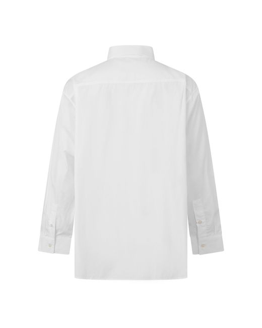 DIESEL White C-Bruce-B Long Sleeve Plain Shirt for men