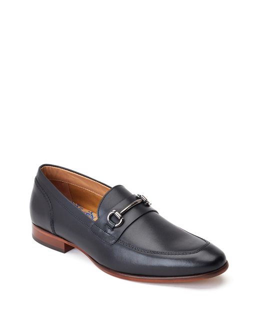 Base London Blue Russo Buckle Loafer for men