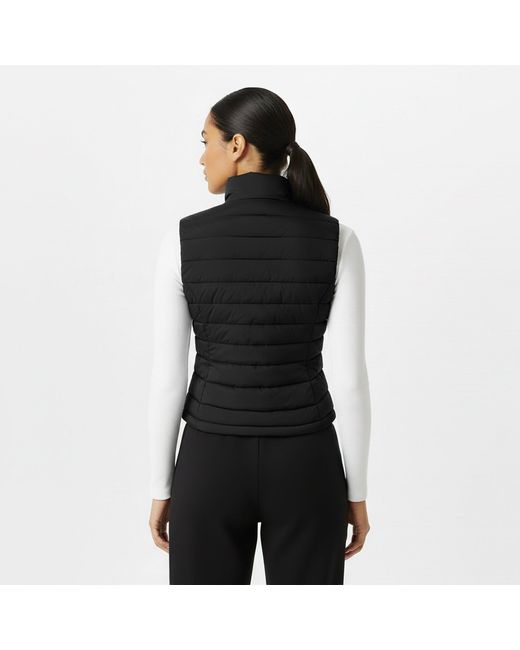 Jack Wills Black Badwell Lightweight Puffer Gilet