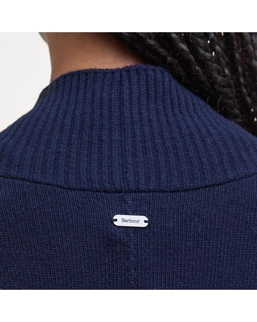 Barbour Blue Luna Cardigan