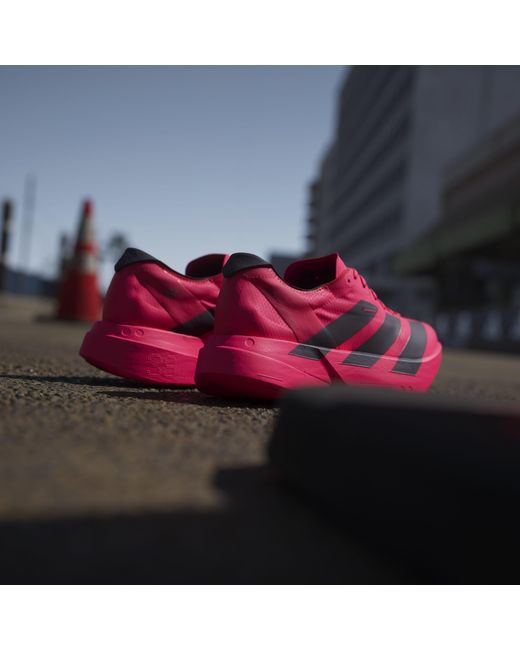 Adidas Pink Adizero Adios Pro 4 Shoes Ladies