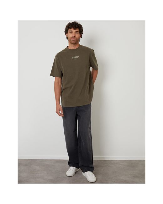 Threadbare Green Tb Print T-Shirt for men
