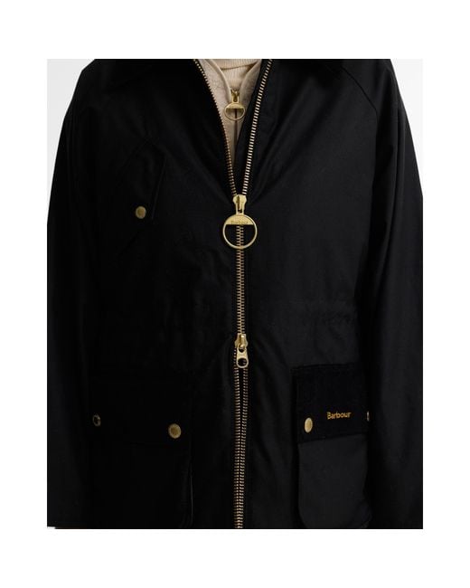 Barbour Black B.Li Treeton Wax Ld64