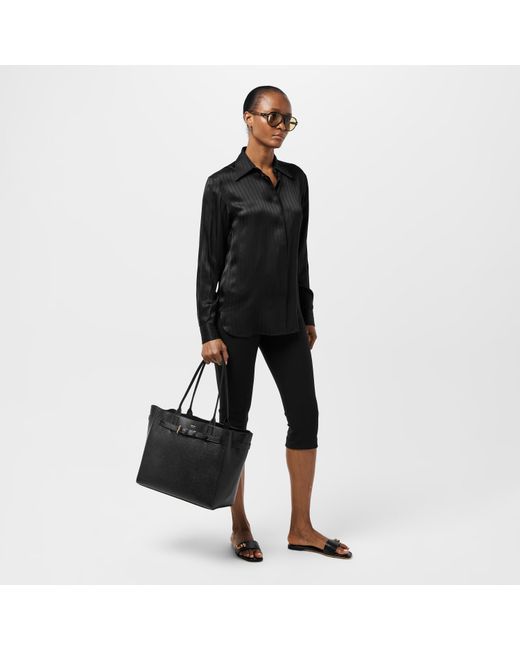 Tom Ford Black Flat Sandals