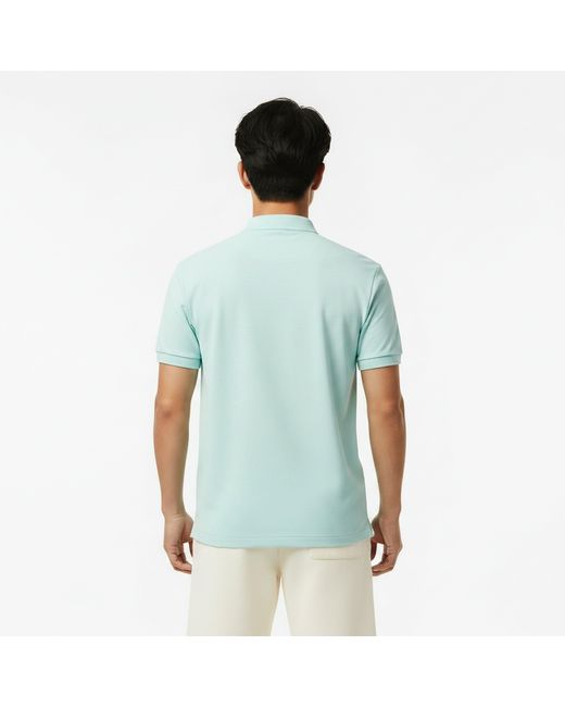 Lacoste Blue Classic Short Sleeve Polo Shirt for men