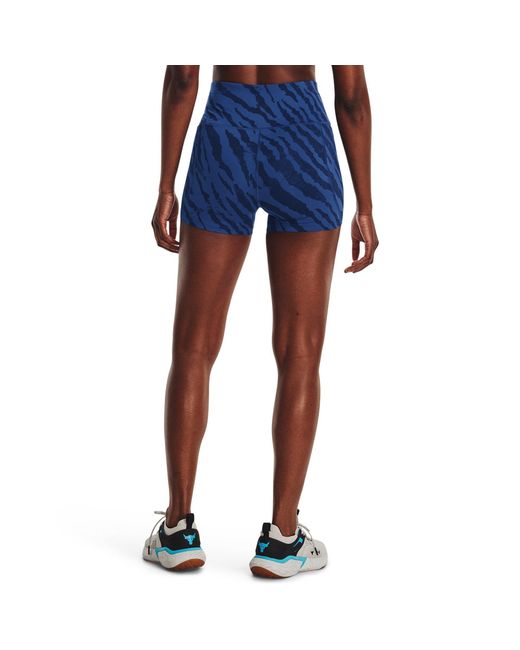 Under Armour Blue Project Rock Meridian Shorts