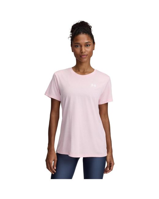 Under Armour Pink Tech Twist Short Sleeve