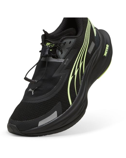 PUMA Black Deviate Nitro Trail Running Shoes