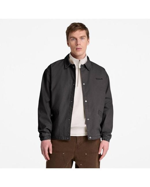 Timberland Gray Timb Coach Jacket for men