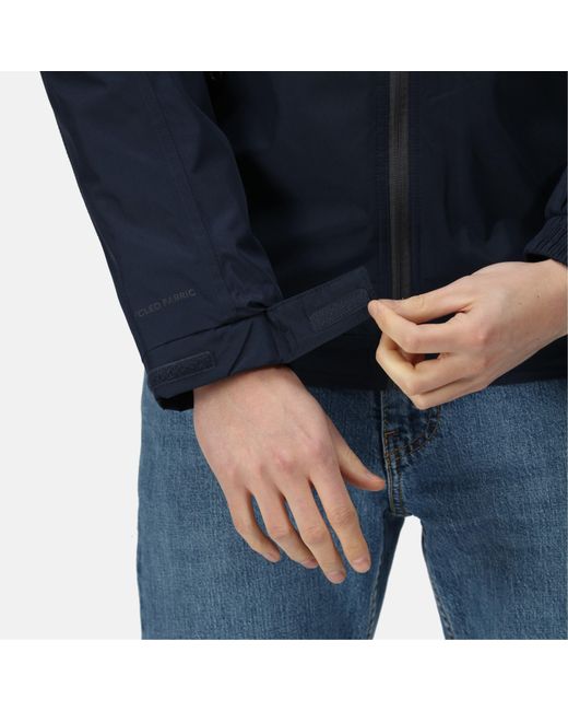 Regatta Blue Breathable Waterproof Jacket for men