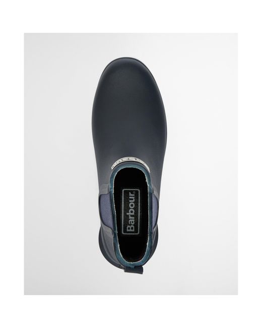 Barbour Blue Wilton Chelsea Wellington Boots