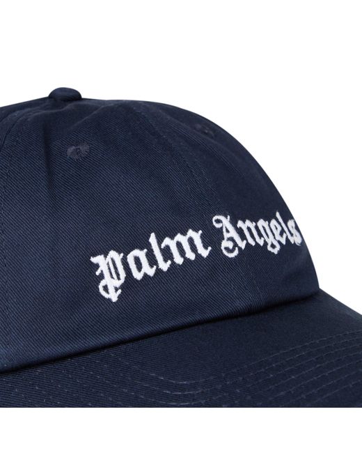 Palm Angels Blue Logo Cap for men