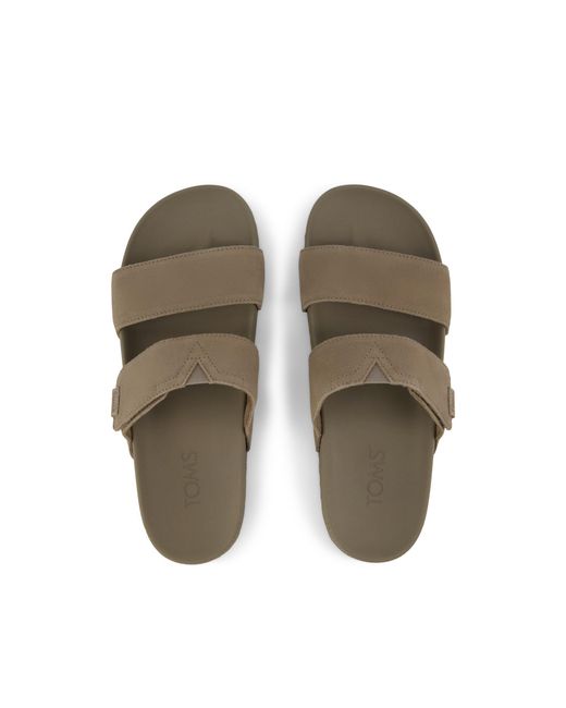 TOMS Brown Flat Sandals for men