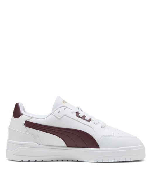 PUMA White Shuffle Downtown Low-Top Trainers for men