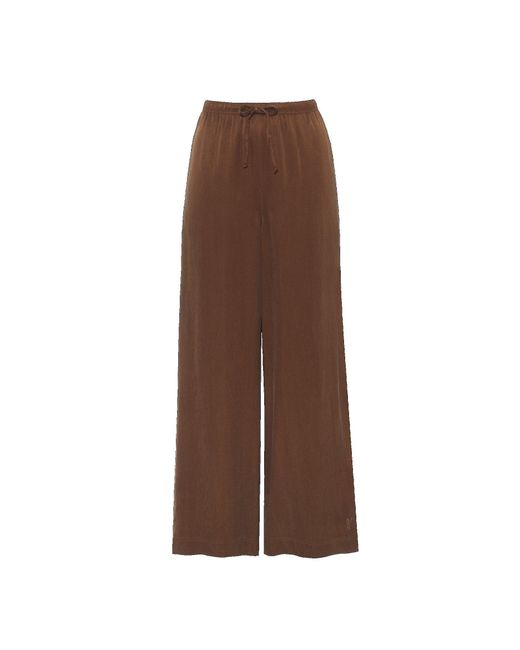 Nudea Brown Eco-Luxe Drawstring Trouser