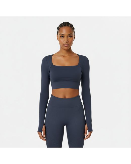 Usa Pro Gray Ruched Ls