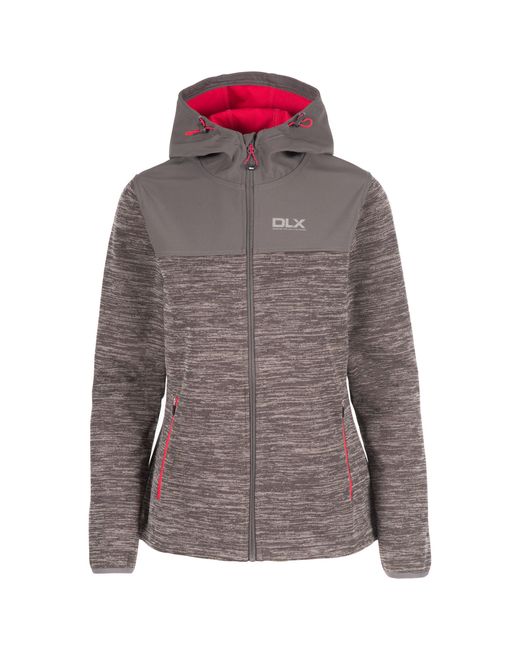 DLX Brown Kirsti Weather-Resistant Sculpted Fit Softshell Jacket