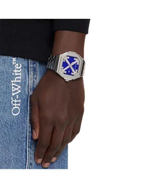 Off-White c/o Virgil Abloh Metallic Heavy Duty Watch for men